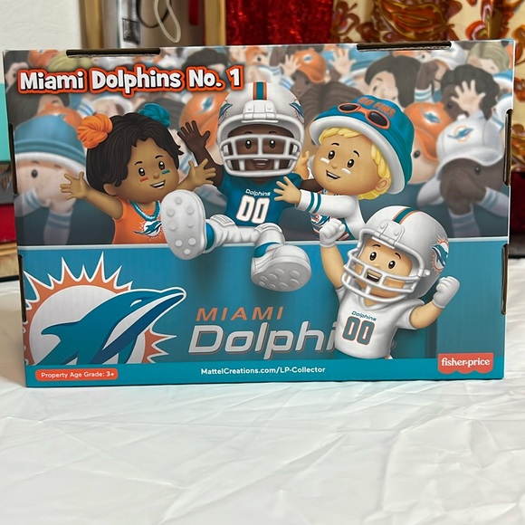 Little People Collector Set - NFL Miami Dolphins (NIB) - Picture 2 of 6
